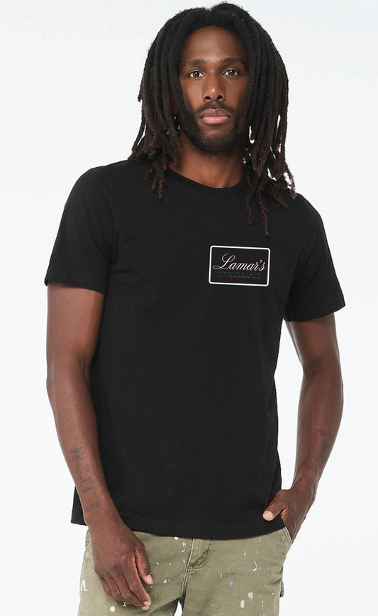 Black Unisex Lamar's Patch T-Shirt